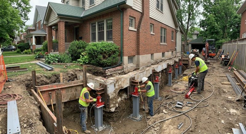 Basement Underpinning in Norwood, MA