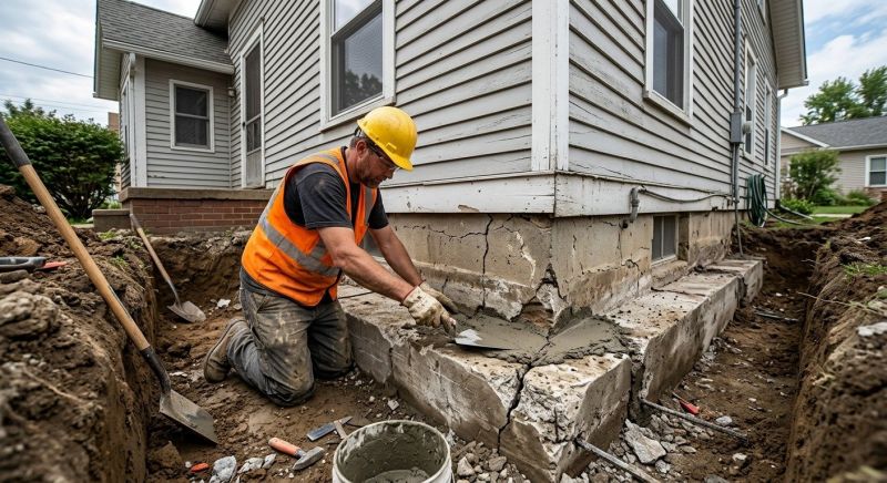 Building Foundation Repair in Mansfield, MA