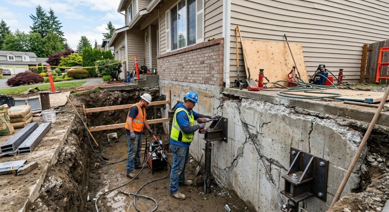 Building Foundation Repair in South Weymouth, MA