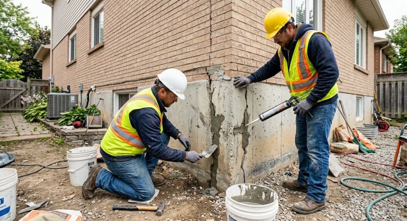 Building Foundation Repair in Wayland, MA