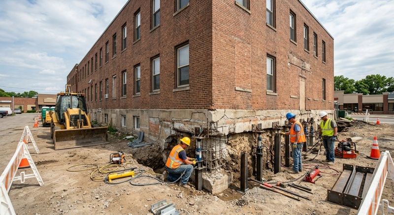 Commercial Foundation Repair in Norwood, MA