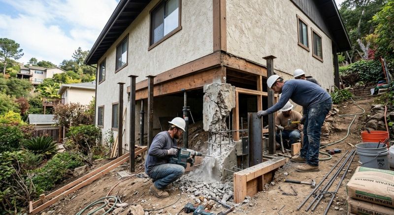 Concrete Foundation Repair in Concord, MA