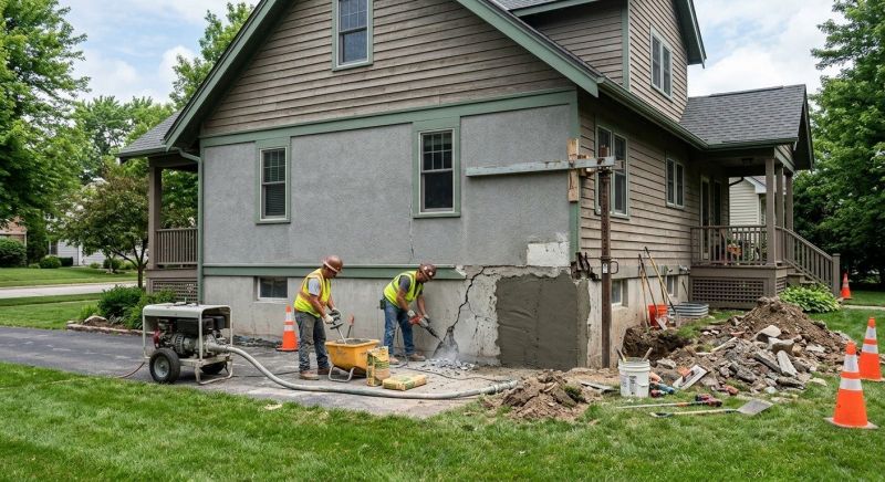 Concrete Foundation Repair in Hudson, MA