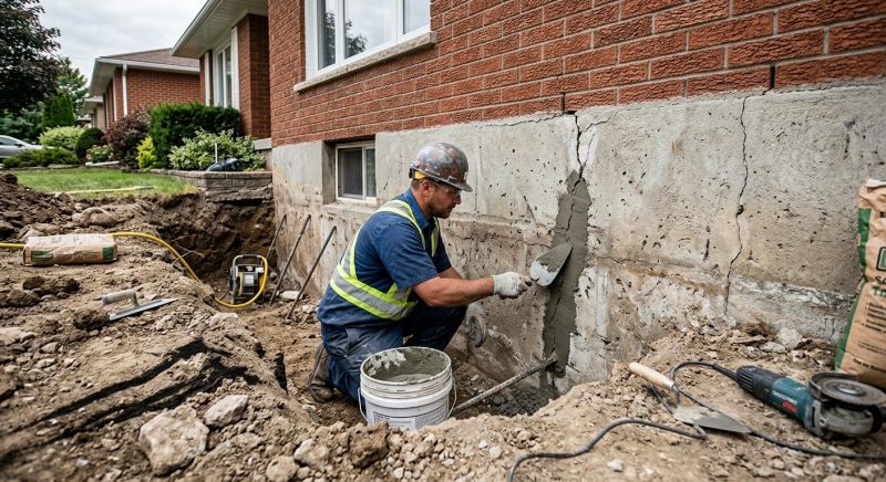 Concrete Foundation Repair in Jamaica Plain, MA