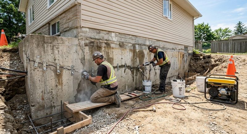 Concrete Foundation Repair in Pawtucket, RI