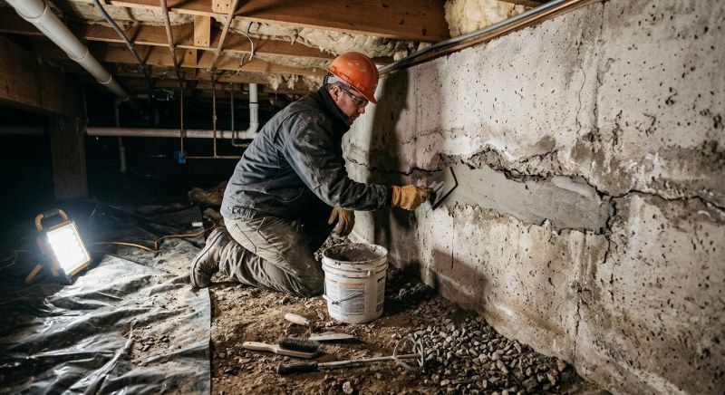 Cracked Foundation Repair in Blackstone, MA