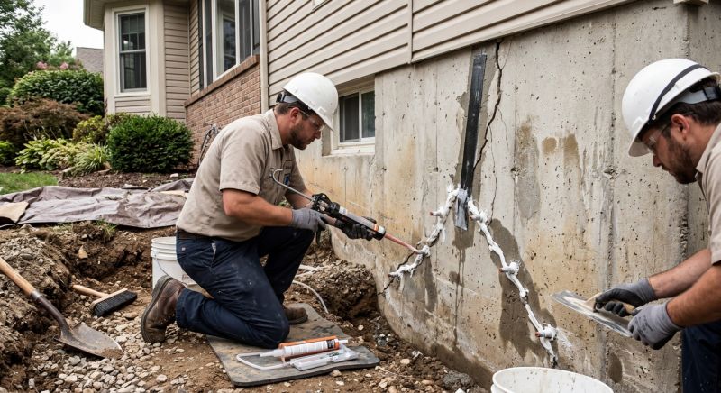 Cracked Foundation Repair in Lincoln, MA