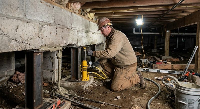Crawl Space Leveling in Norwood, MA