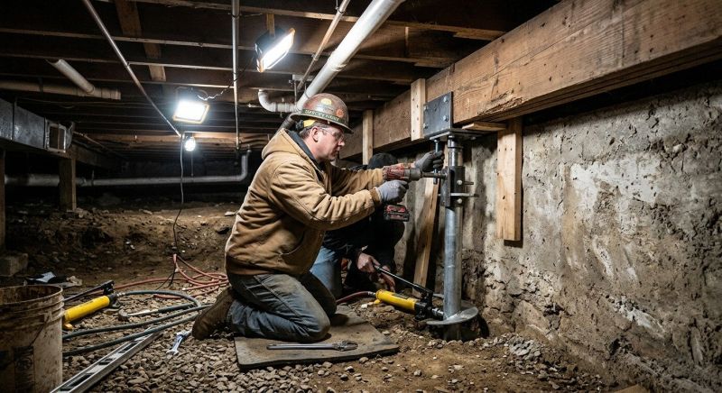Crawlspace Foundation Repair in East Bridgewater, MA