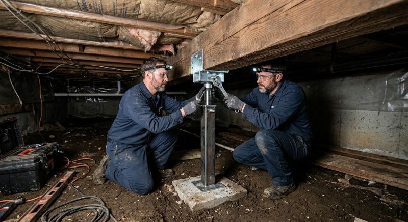 Crawlspace Foundation Repair in Weymouth, MA