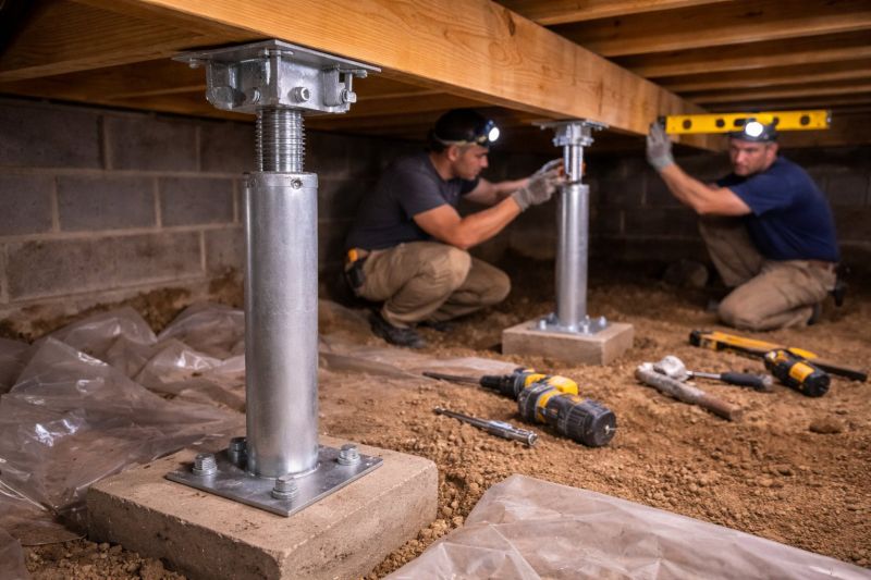 Crawlspace Structural Repair in Norwood, MA
