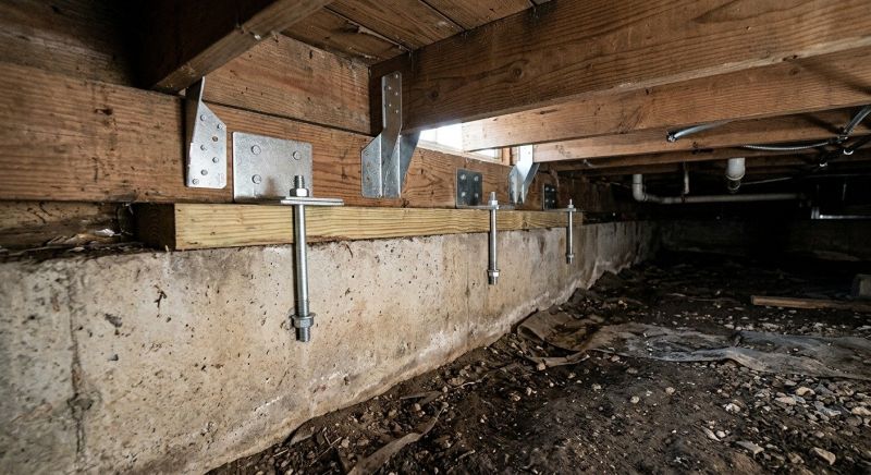 Crawlspace Structural Repair in Norwood, MA