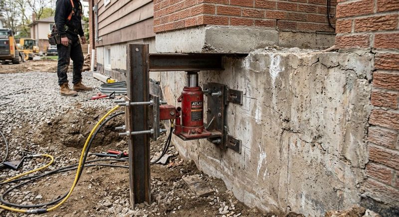 Foundation Jacking in Brockton, MA