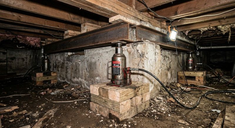 Foundation Jacking in Charlestown, MA