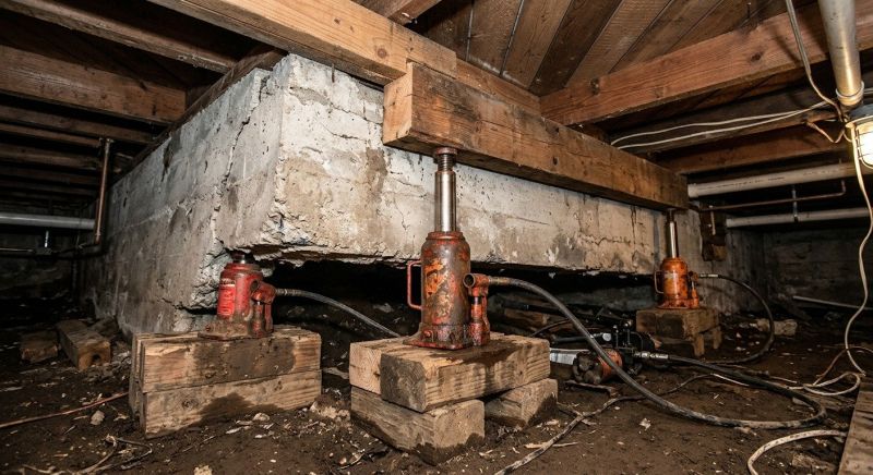 Foundation Jacking in Cohasset, MA