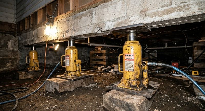 Foundation Jacking in Wakefield, MA