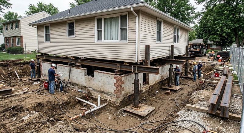 Foundation Lifting in Acton, MA