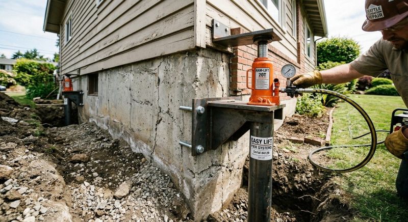 Foundation Lifting in Arlington, MA