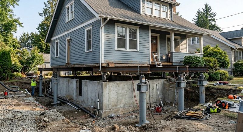Foundation Raising in West Bridgewater, MA