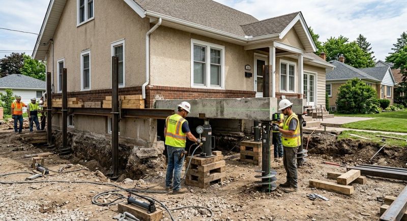 Foundation Releveling in Norwood, MA