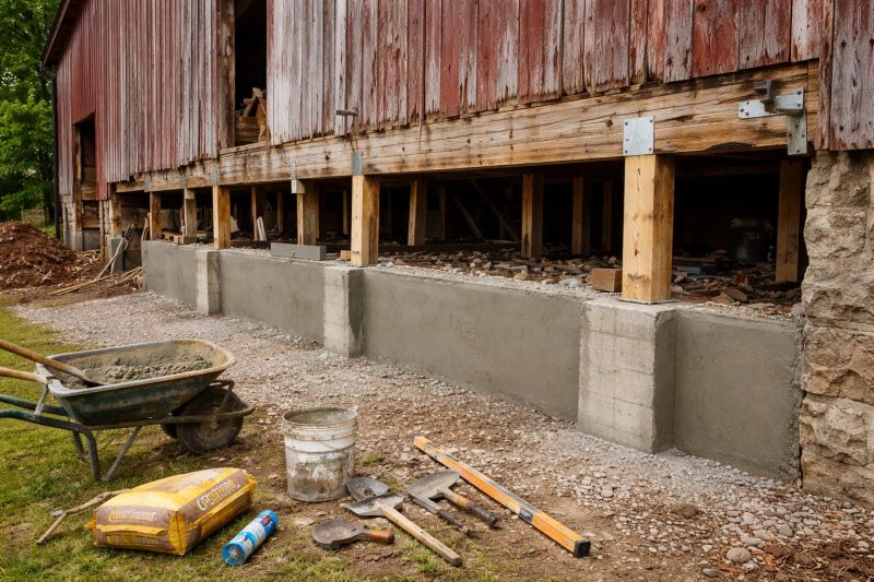 Foundation Renovation in Norwood, MA