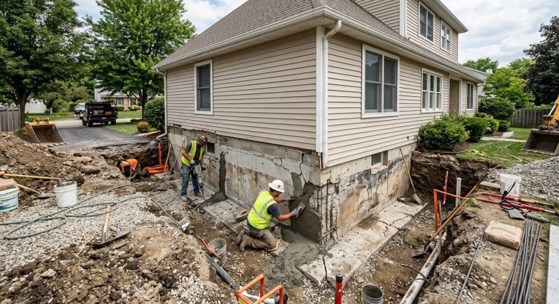 Foundation Restoration in Norwood, MA