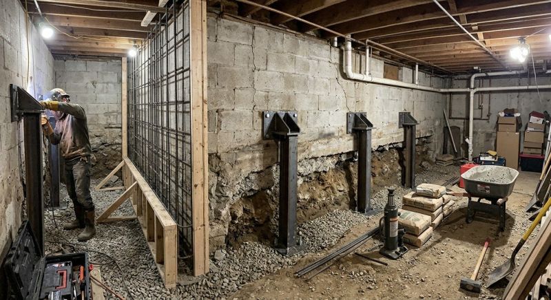 Foundation Stabilizing in Attleboro Falls, MA