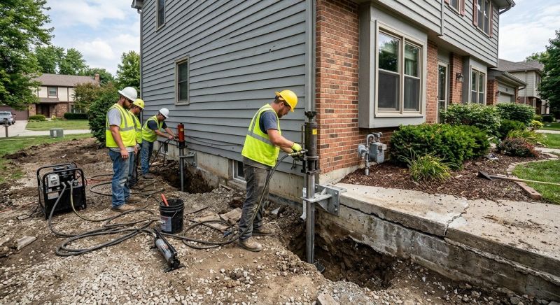 Foundation Stabilizing in Brookline, MA