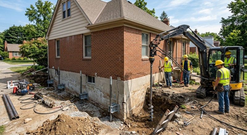 Foundation Stabilizing in Carlisle, MA
