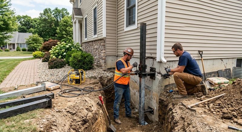 Foundation Stabilizing in Concord, MA