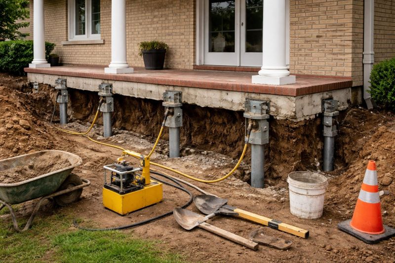 Foundation Stabilizing in Dedham, MA