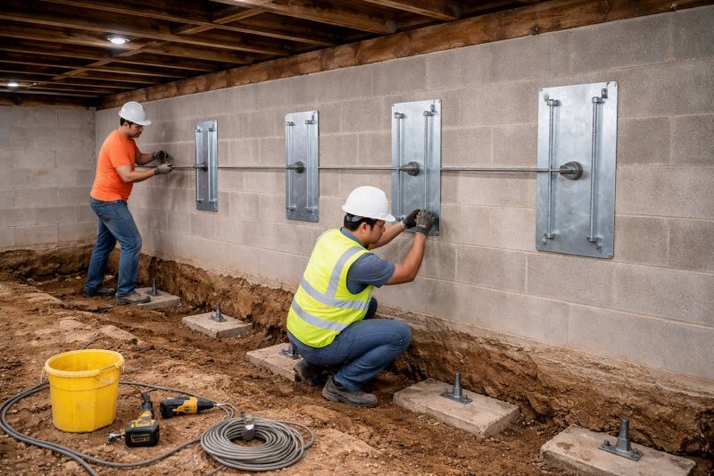 Foundation Stabilizing in Grafton, MA