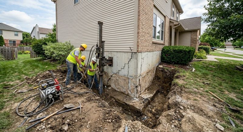 Foundation Stabilizing in Plainville, MA