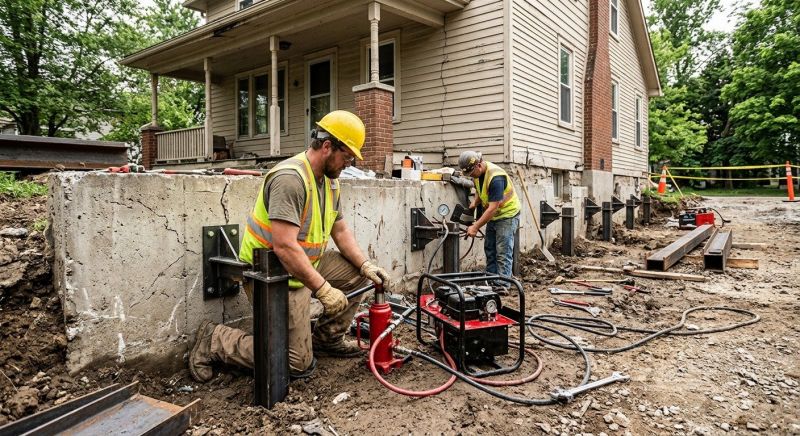 Foundation Stabilizing in Quincy, MA