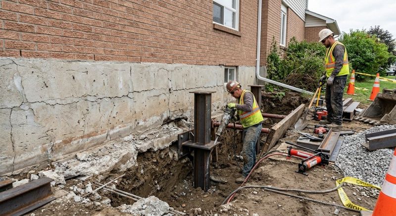 Foundation Structural Repair in Hingham, MA