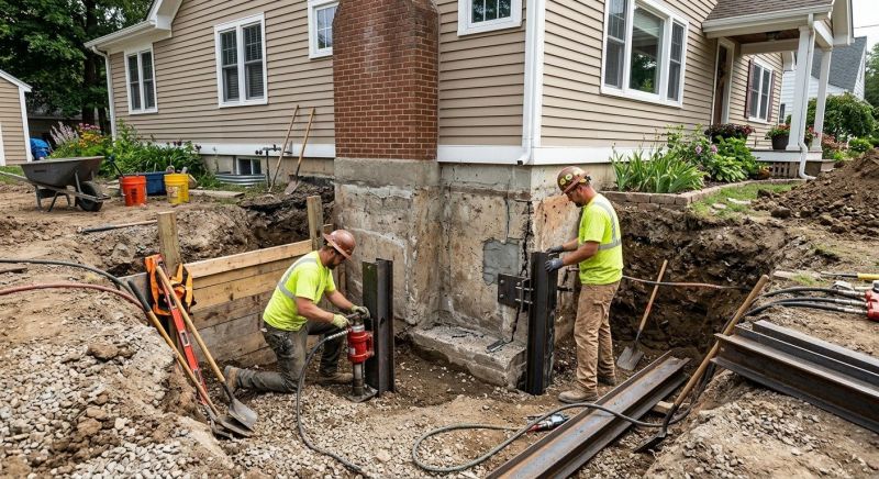 Foundation Structural Repair in Holliston, MA