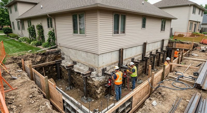 Foundation Underpinning in Norwood, MA