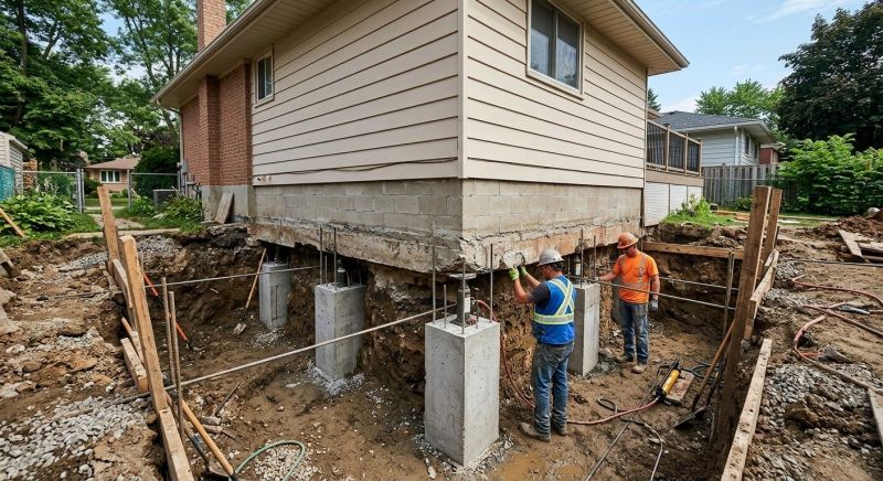 Foundation Underpinning in Norwood, MA