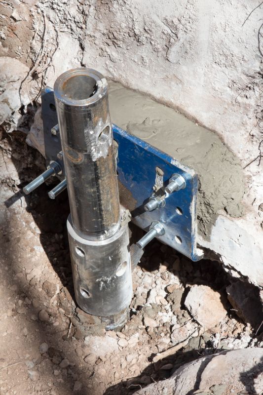 Helical Piers Installation in Norwood, MA