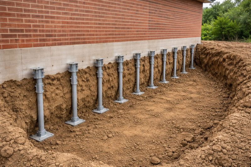 Helical Pile Installation in Norwood, MA