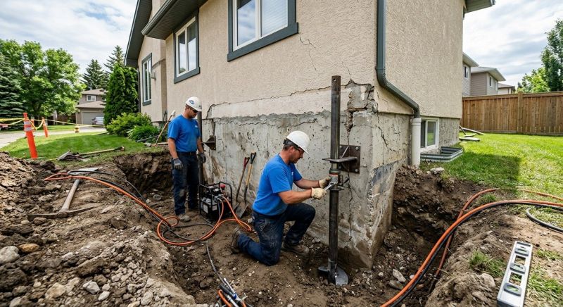 Helical Pile Installation in Norwood, MA