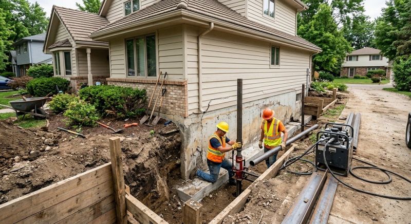 Home Foundation Repair in Medford, MA