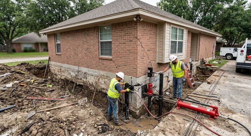 House Foundation Repair in Braintree, MA