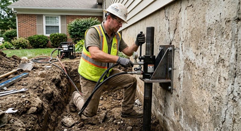 Settling Foundation Service in Braintree, MA