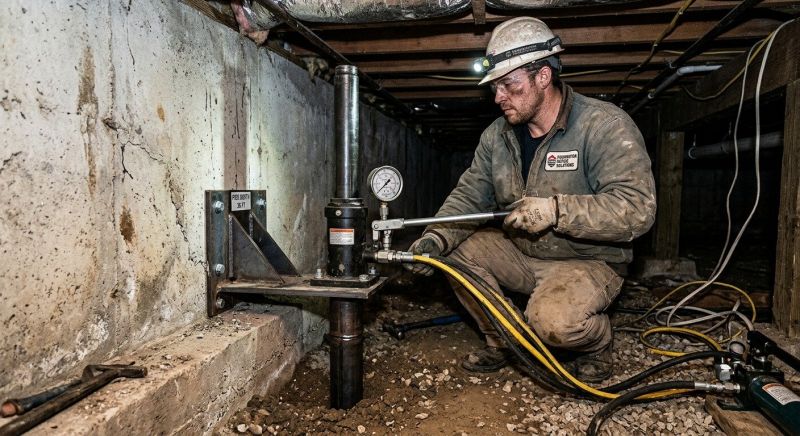 Settling Foundation Service in Bridgewater, MA