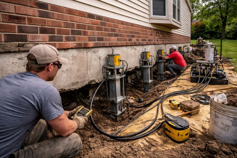 Settling Foundation Service in Bristol County, MA