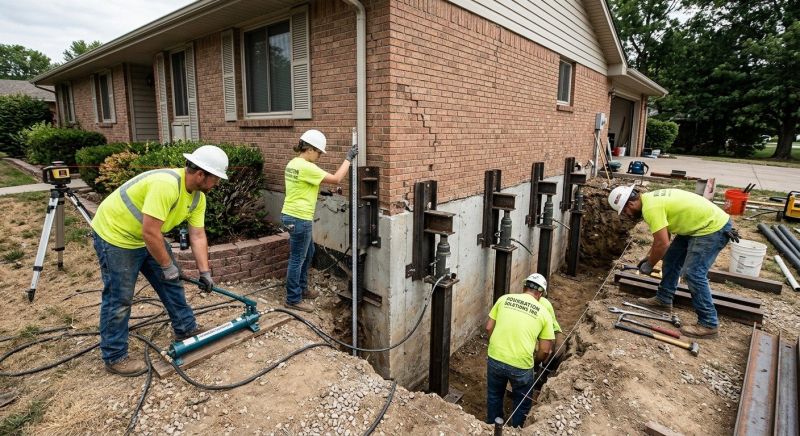 Settling Foundation Service in Chestnut Hill, MA