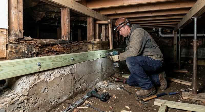 Sinking Foundation Repair in East Walpole, MA