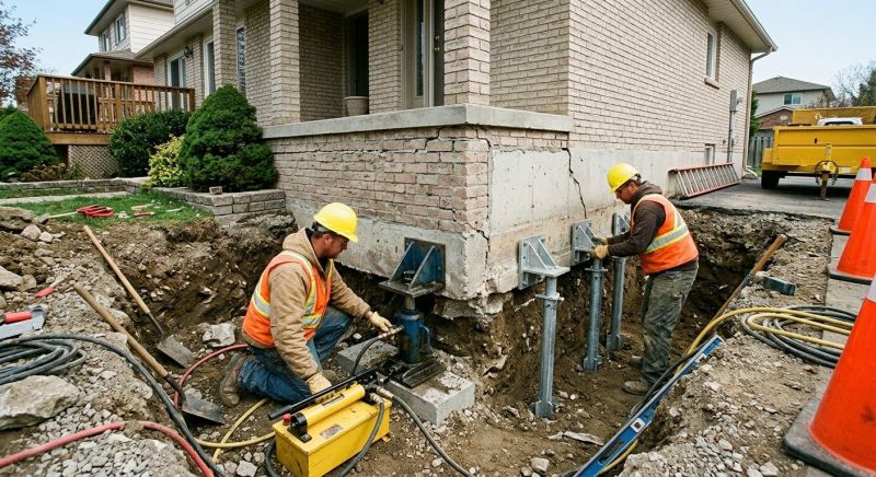 Structural Foundation Repair in Burlington, MA