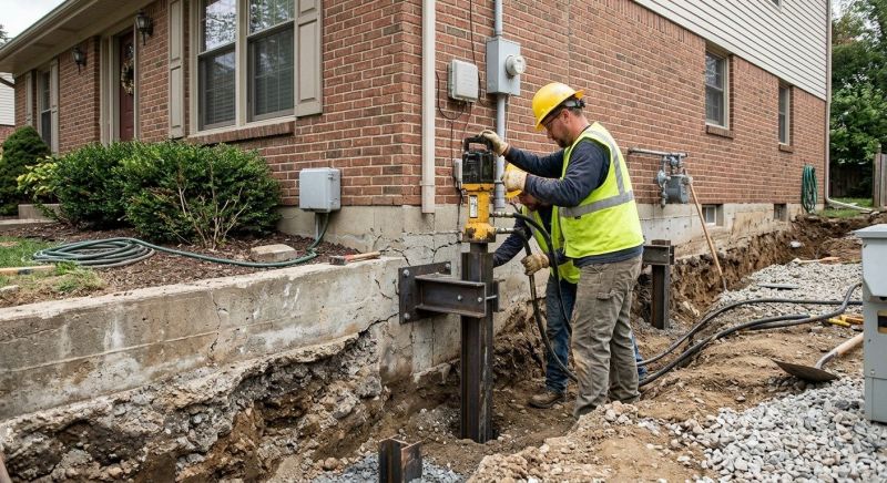 Structural Foundation Repair in East Bridgewater, MA